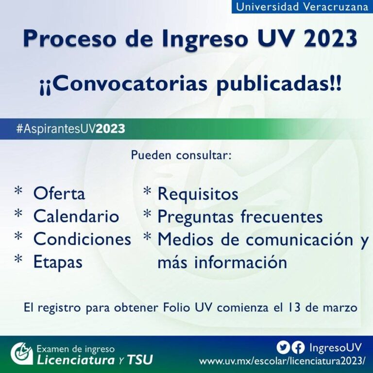 Uv Convocatoria Cu Ndo Sale Requisitos Y Proceso Gobmx Org