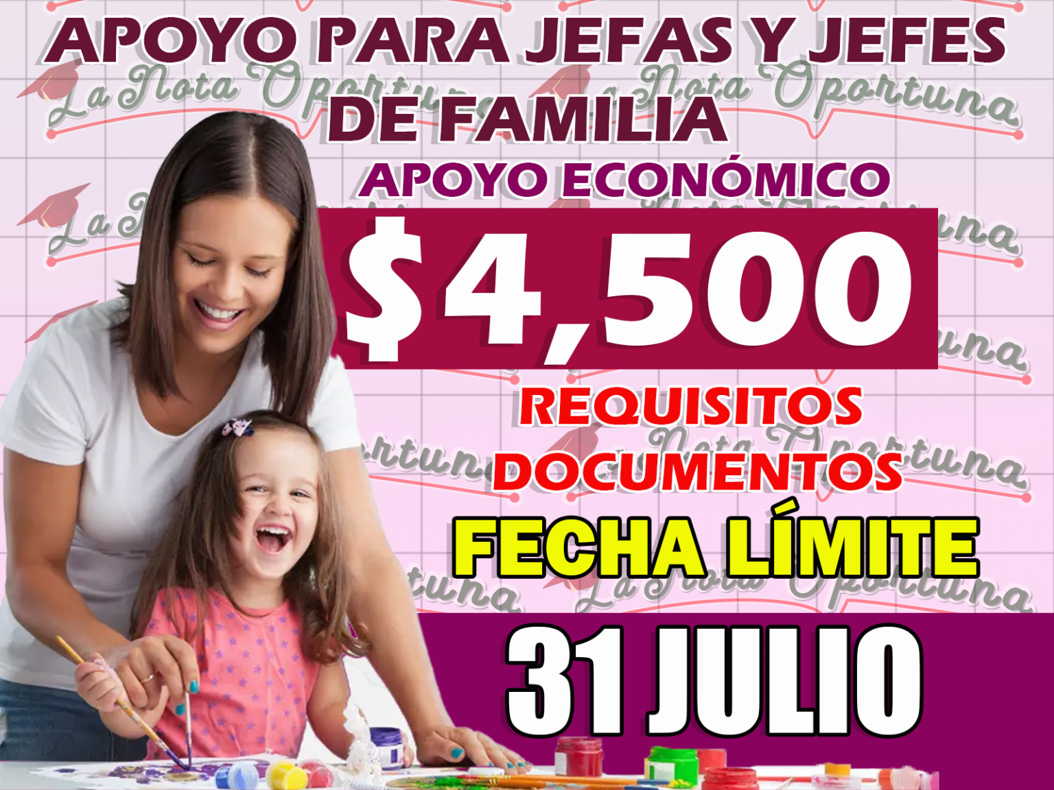 Buenas Noticias Solicita El Apoyo Para Jefas Y Jefes De Familia