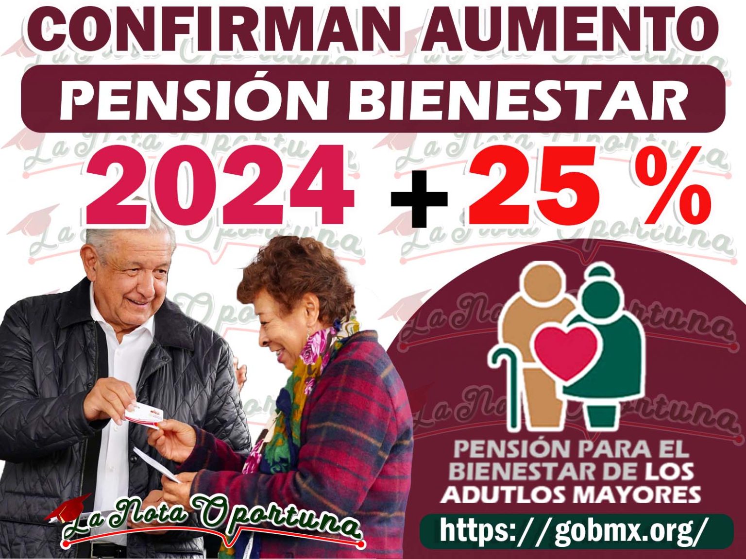 CONFIRMADO!! Ya es un Hecho AUMENTOS del 25 % de la Pensión Bienestar ...