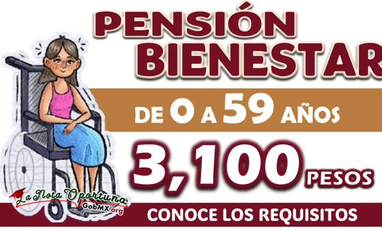 PENSIÓN BIENESTAR PARA PERSONAS DE 0 A 59 AÑOS| INFÓRMATE SOBRE EL REGISTRO