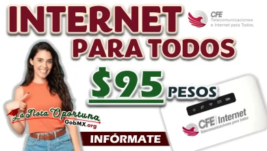 INTERNET PARA TODOS| CONTRATA EL PAQUETE DE 95 PESOS MENSUALES