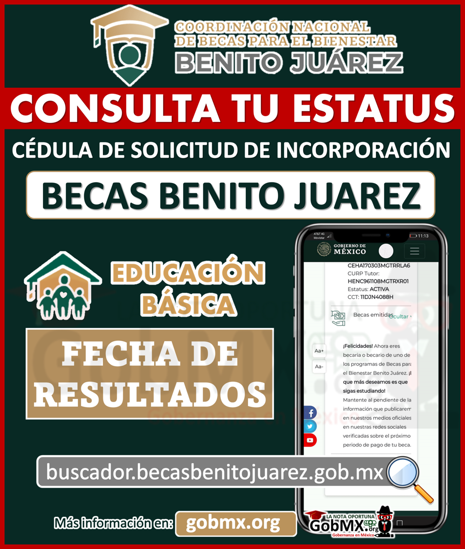 ¡Consulta el Resultado! Verifica si eres Beneficiario de las Becas Benito Juárez 