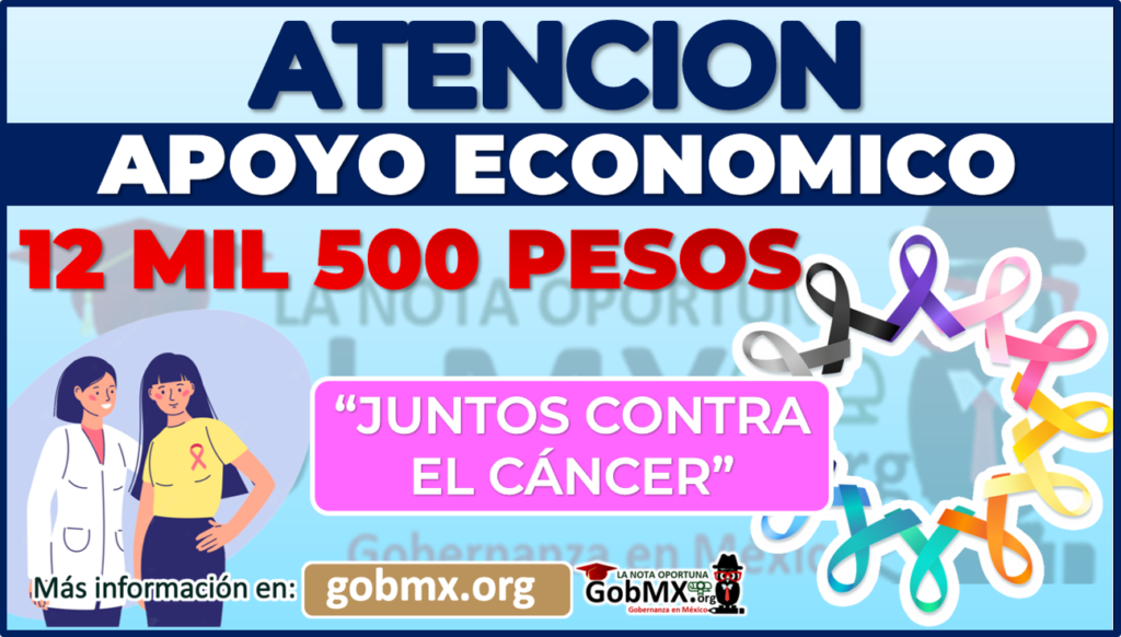 Solicita El Apoyo Juntos Contra El CÁncer Y Recibe Un Apoyo De Hasta 12 Mil 500 Pesos 🥇 9048