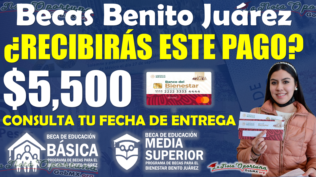 Becas Benito Juárez | Estos becarios recibirán un PAGO de $5 mil 500 pesos, CONSULTA 