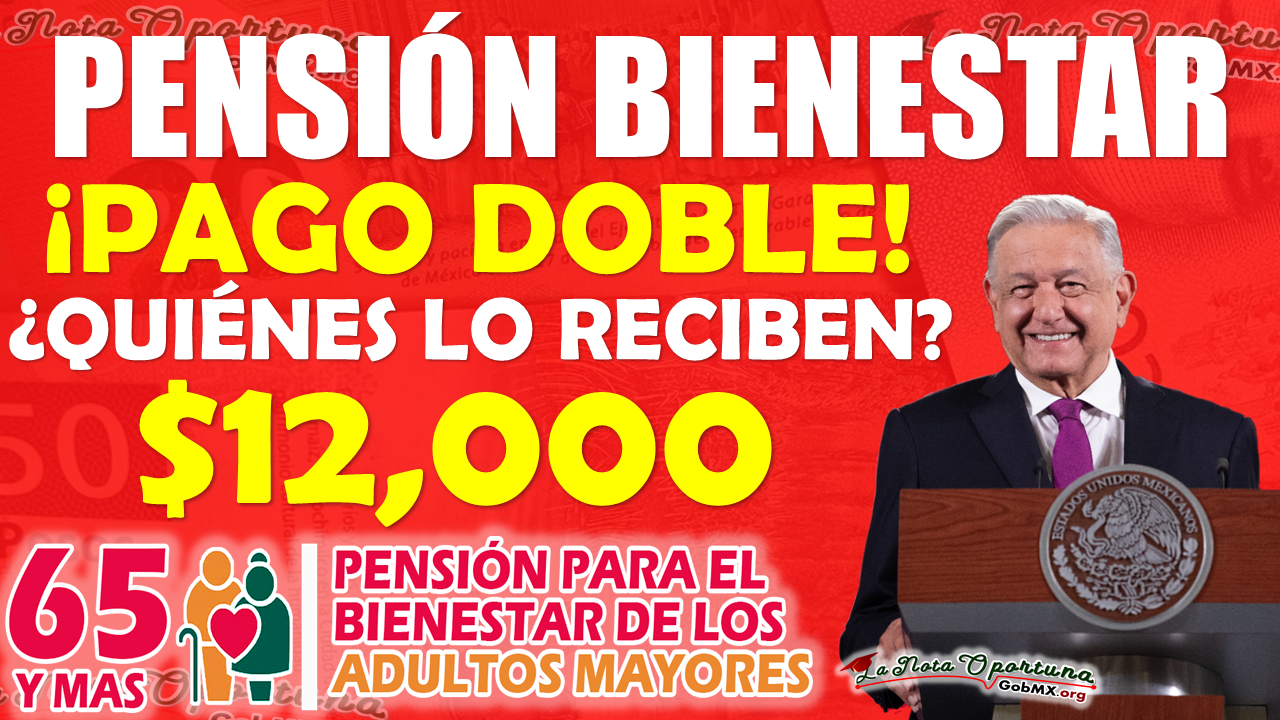 Estos Adultos Mayores reciben PAGO de $12 mil pesos el día de hoy martes 20 de Febrero | Pensión Bienestar 2024 