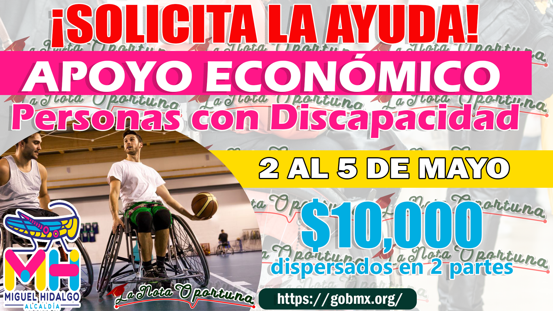 Miguel Hidalgo 2023; Apoyo económico de 10 mil pesos para personas con