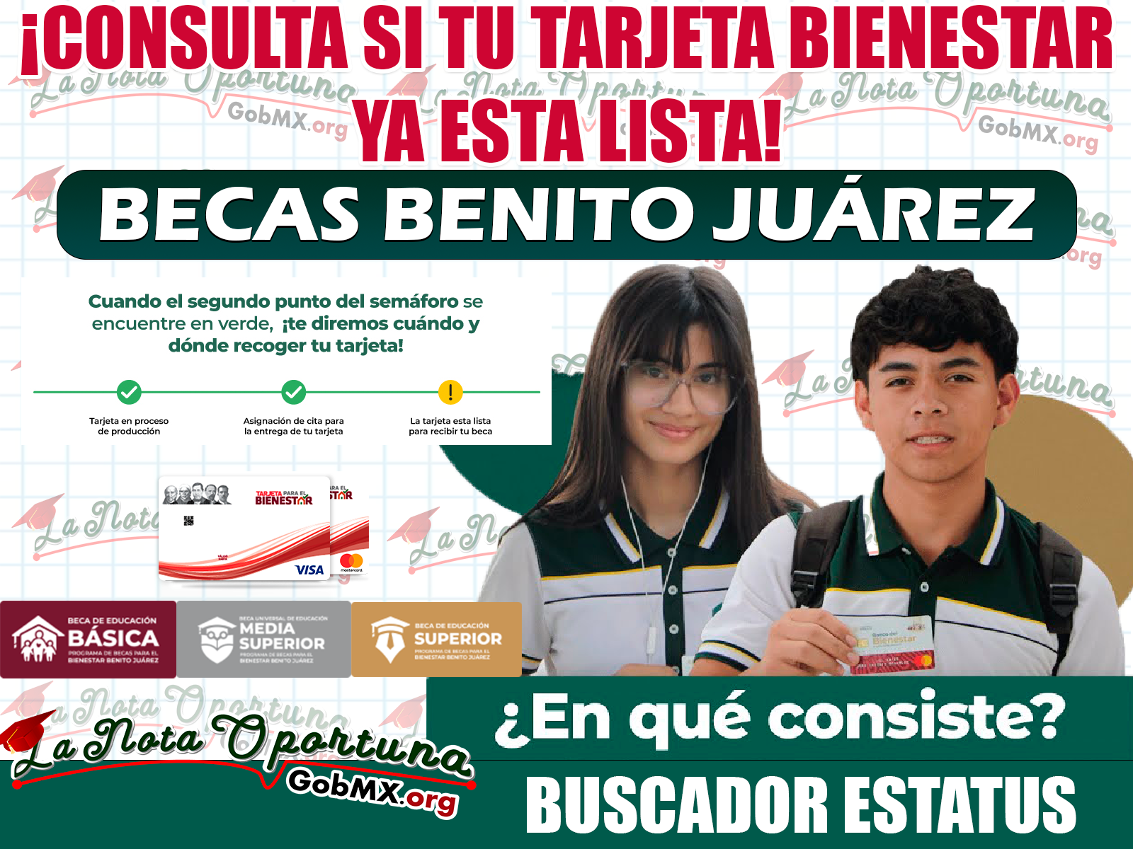 Becas Benito Juárez 2023; ¡De esta forma puedes saber si ya esta lista tu Tarjeta Bienestar del Banco del Bienestar!