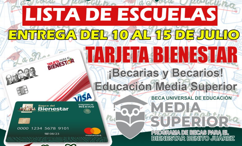 Becas Benito Juárez ¡Consulta la Lista de Escuela que otorgaran la Tarjeta Bienestar!