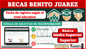 ¡ATENCION! Cédula de Solicitud de Incorporación REGISTRO Becas Benito Juárez