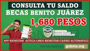 BIENESTAR AZTECA 2022; Así puedes consultar tu saldo para las Becas Benito Juarez