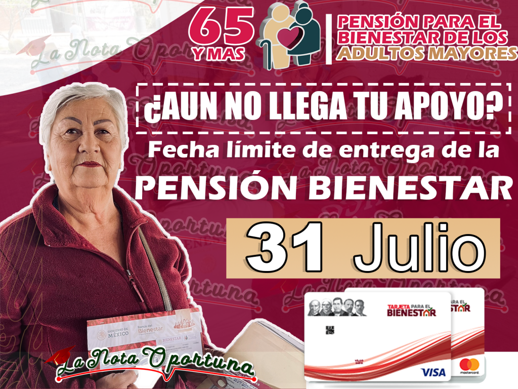 Esta Es La Fecha Limite Para Recibir Tu Pago De La Pensión Del ...