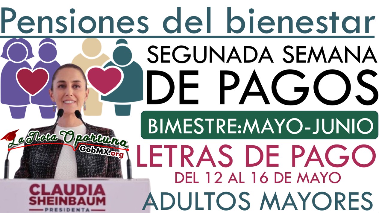 ▷ ¿Quiénes reciben la pensión bienestar para adultos mayores y pensión mujeres bienestar durante la segunda semana de pagos? » 2025 GobMX.org 🥇 GBD