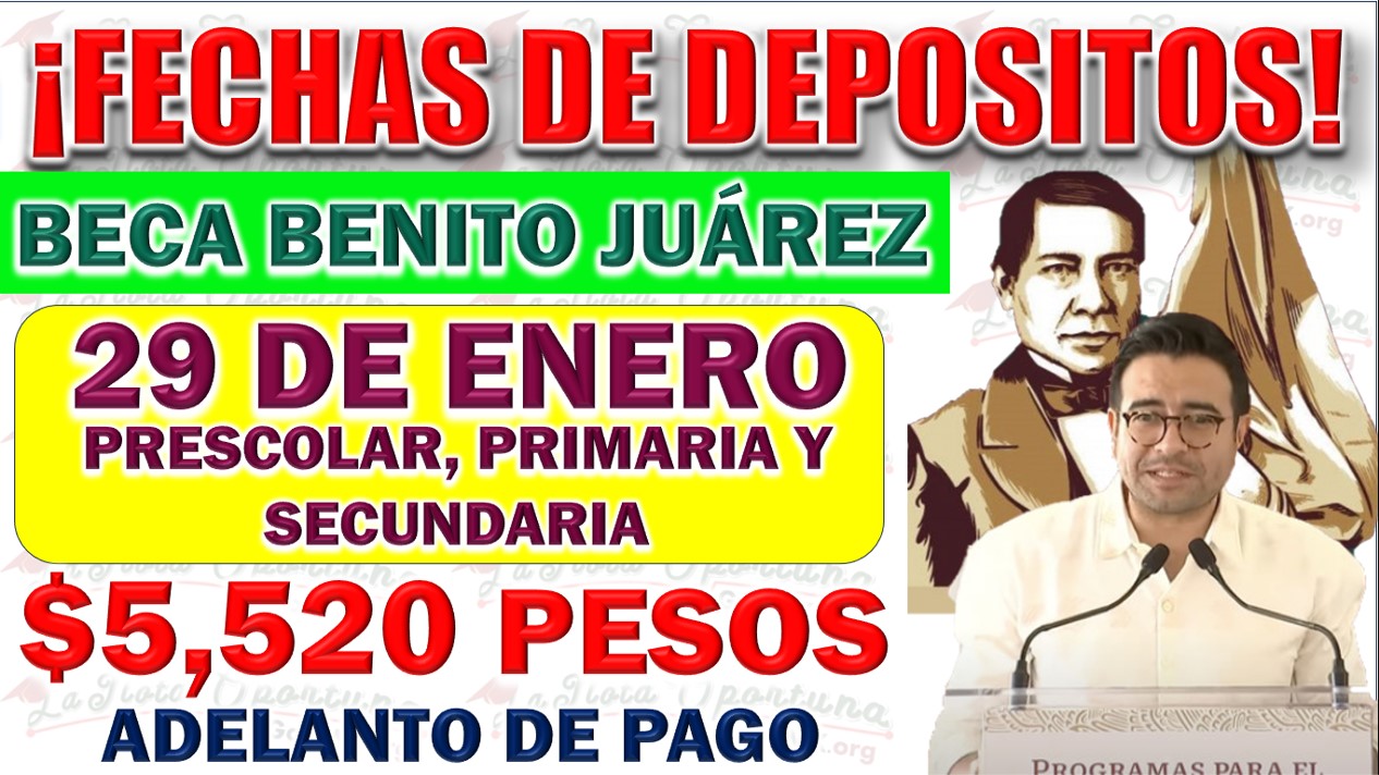Conoce las Fechas para Depósitos de Becas Benito Juárez a Nivel Básico en 2024