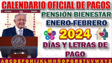 💥 Calendario Oficial de Pagos a la Pensión Bienestar Para Enero del ...