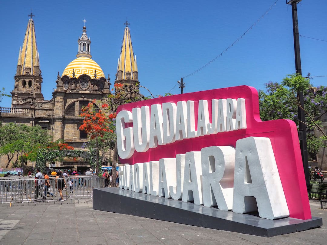 Guadalajara city sign