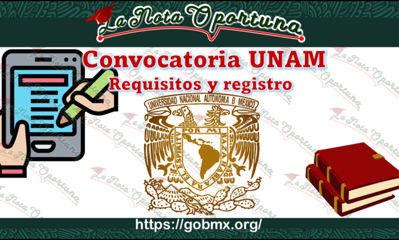 Convocatoria UNAM