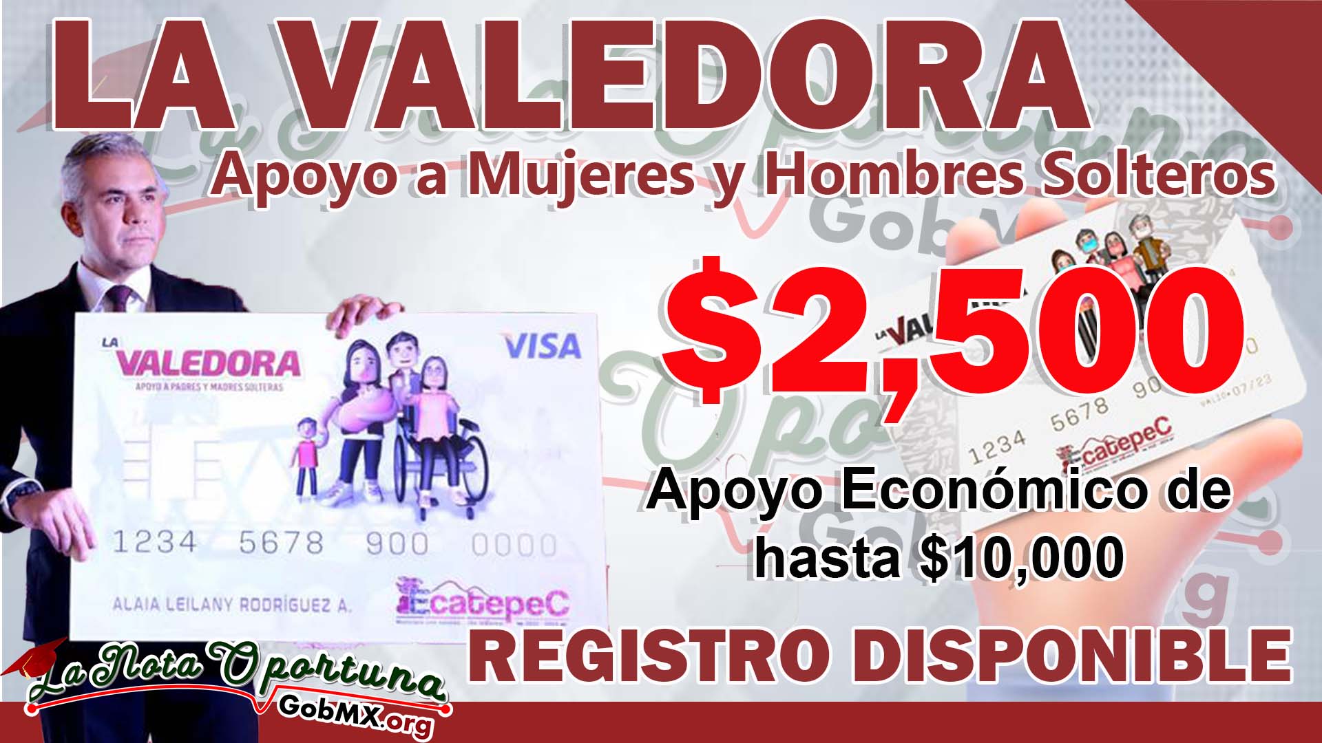 ¡Atención Madres y Padres Trabajadoras! Solicita el Apoyo Económico de 2 mil 500 pesos y Obtén la Tarjeta Valedora