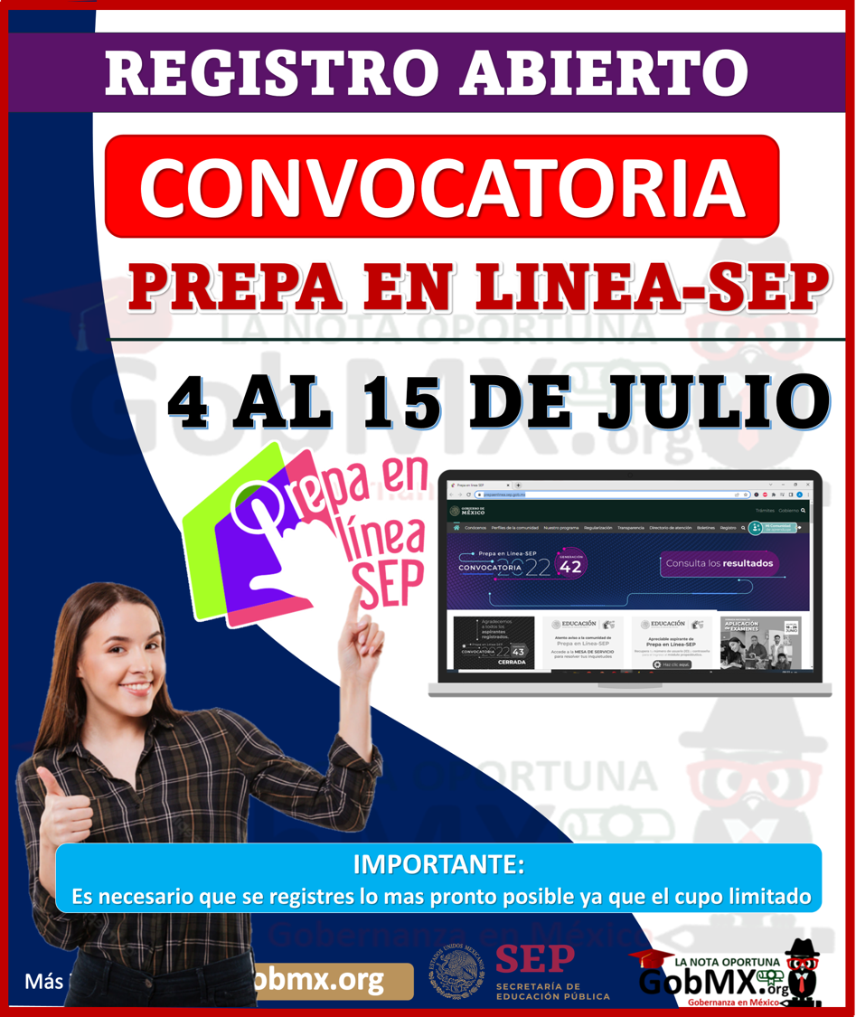 REGISTRO PREPA EN-LINEA SEP: Fecha Y DOCUMENTOS Para Estudiar Tu ...