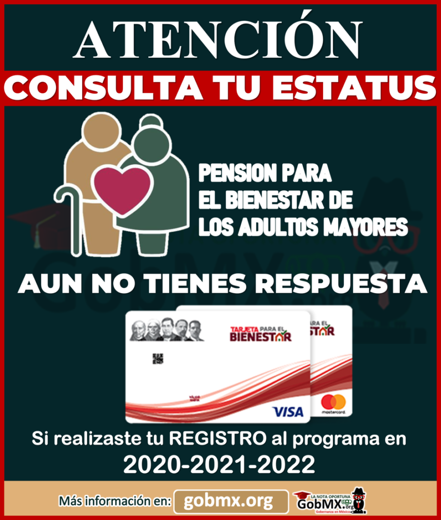 Realizaste Tu Registro A La Pensión Del Bienestar; ¿aun No Tienes ...