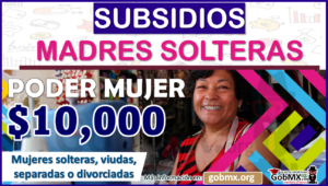 Atención Mujeres Solicita uno de los Subsidios PODER MUJER y Obtén hasta 10 mil pesos