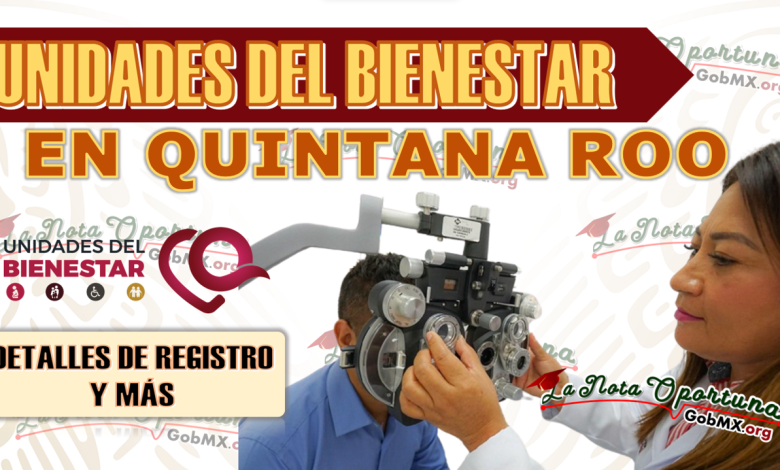 Unidades del Bienestar en Quintana Roo, requisitos y más