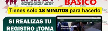 URGENTE Solo tienes estos minutos para poder llenar la Cédula de Solicitud en Línea