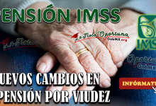 Pensión IMSS: Mucha atención a los cambios en la pensión por viudez 