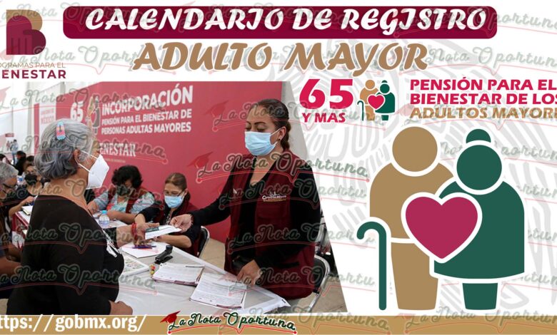 Pensión Bienestar Adultos Mayores ¡Hoy inicia el proceso de Registro! Úbica tu Módulo