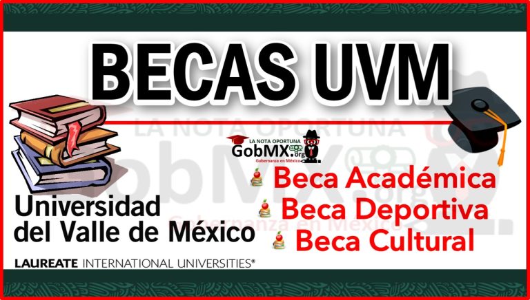 Becas UVM 2024-2025 🥇 GobMX.org