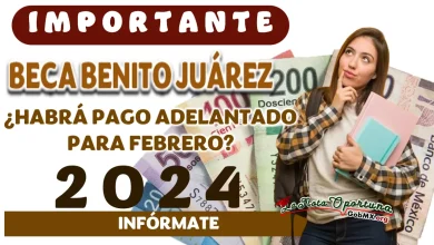 ¿Habrá pago adelantado en febrero para los beneficiarios de la Beca Benito Juárez?