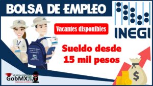 Bolsa de trabajo: INEGI 2022-2023