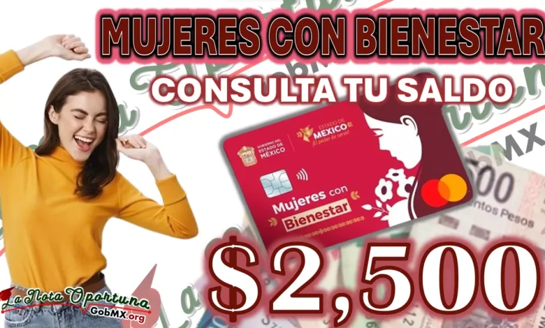 MUJERES CON BIENESTAR, ¿CÓMO PUEDES CONSULTAR EL SALDO DE TU TARJETA?