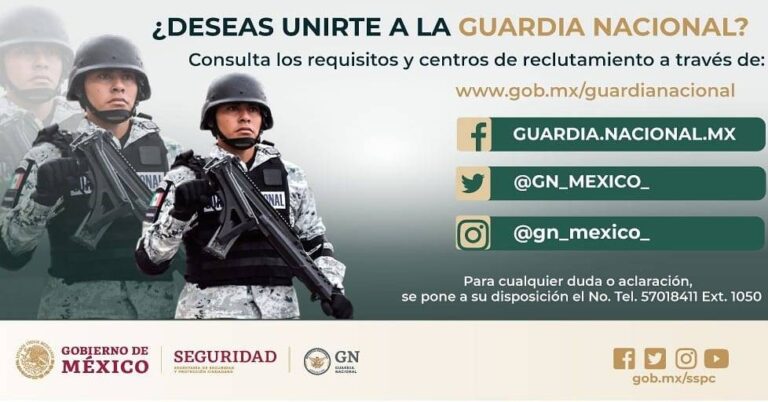 Convocatoria Guardia Nacional 2024 Requisitos Documentos Y Pruebas 🥇