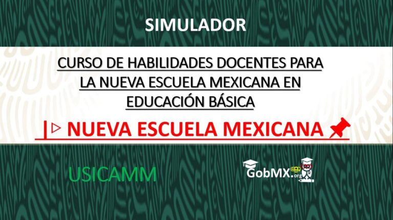 Curso De Habilidades Docentes Para La Nueva Escuela Mexicana【2024】🥇 6069