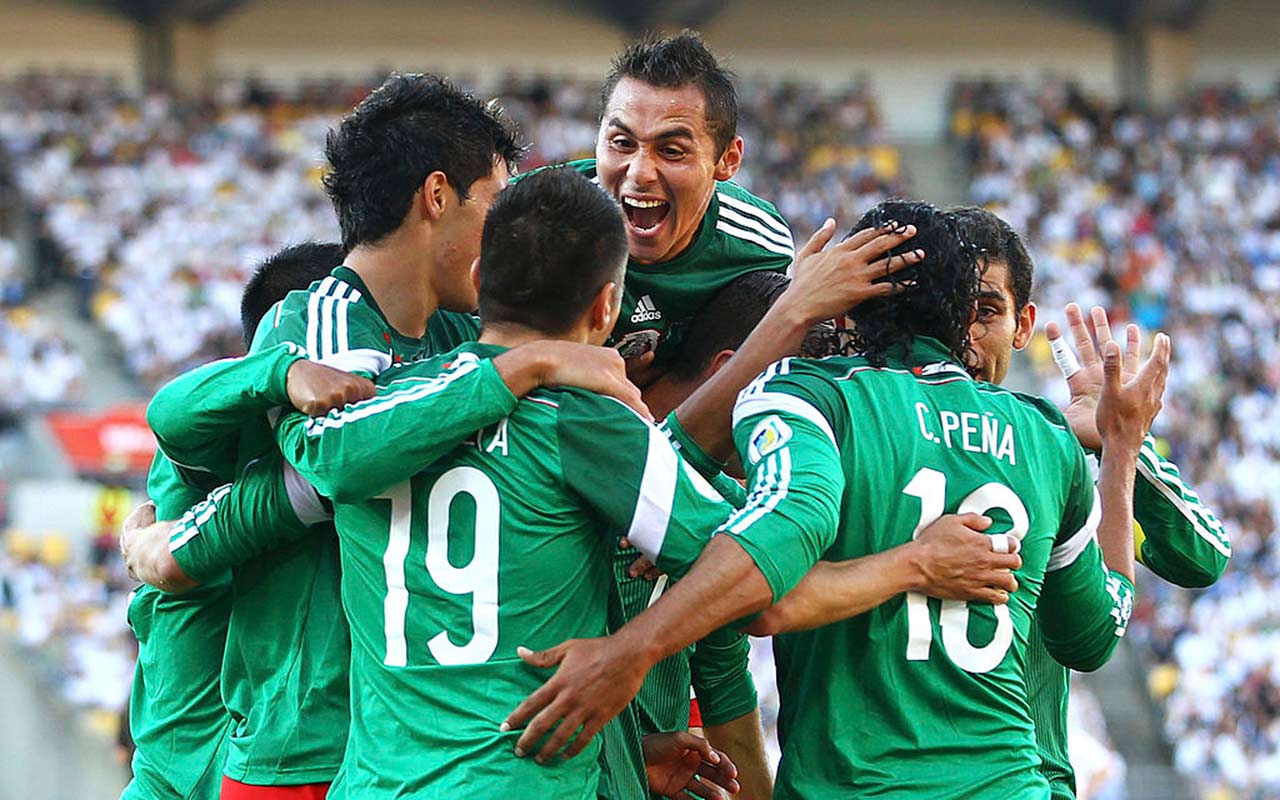 celebración selección mexicana