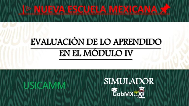▷ Evaluación de lo aprendido en el Módulo IV 2021-2022 » 2021 GobMX.org 🥇 evaluacion-de-lo-aprendido-en-el-modulo-iv