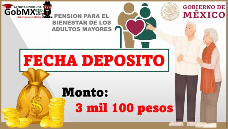 ▷ Próximo Deposito Pensión para el Bienestar de los Adultos Mayores » 2021 GobMX.org 🥇 Fecha para el Próximo Deposito Pensión para el Bienestar de los Adultos Mayores