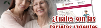 ¿Cuáles son las tarjetas vigentes del INAPAM?