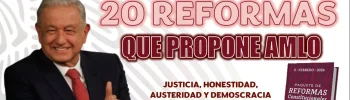 CONOCE EL PAQUETE DE REFORMAS CONSTITUCIONALES 2024 QUE PROPONE AMLO