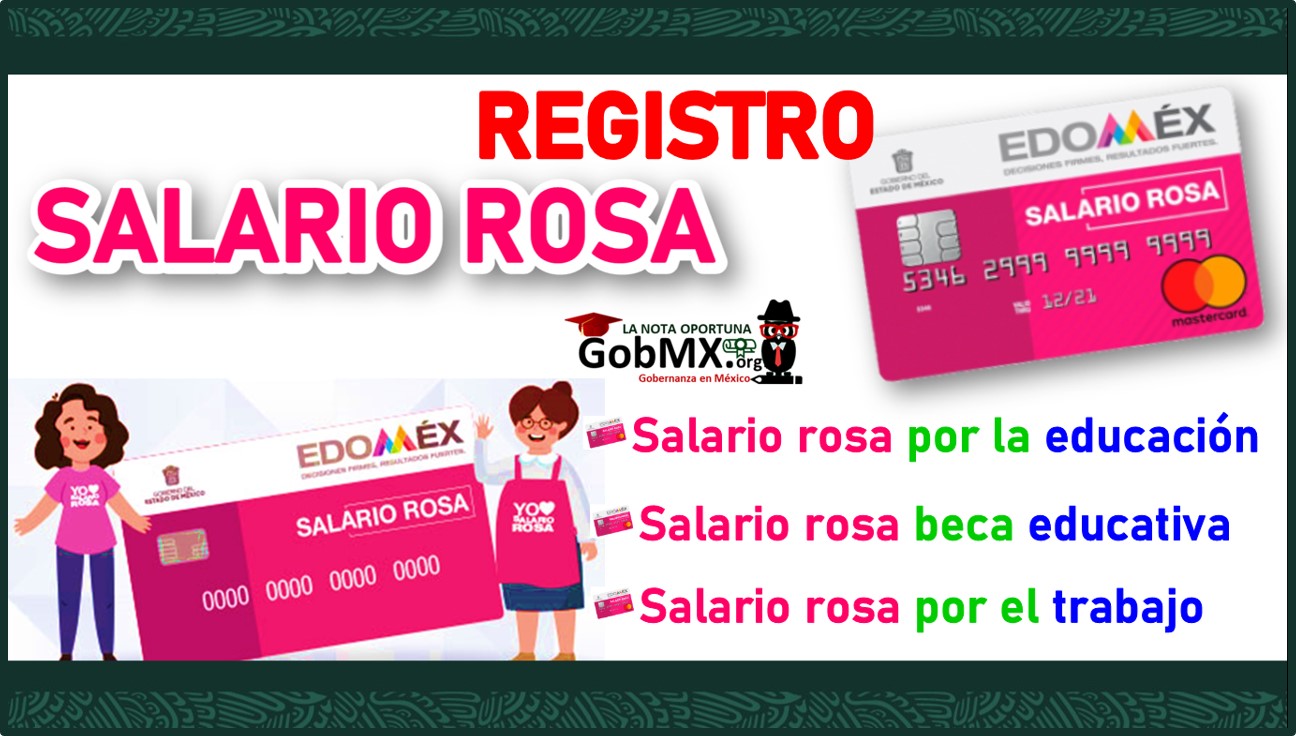 Registro Salario Rosa 2022-2023: Adquiere los 2 mil 400 pesos