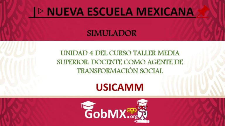 ▷ Unidad 4 del Curso Taller Media Superior: Docente como Agente de Transformación Social 2021-2022 » 2021 GobMX.org 🥇 unidad-4-del-curso-taller-media-superior-docente-como-agente-de-transformacion-social