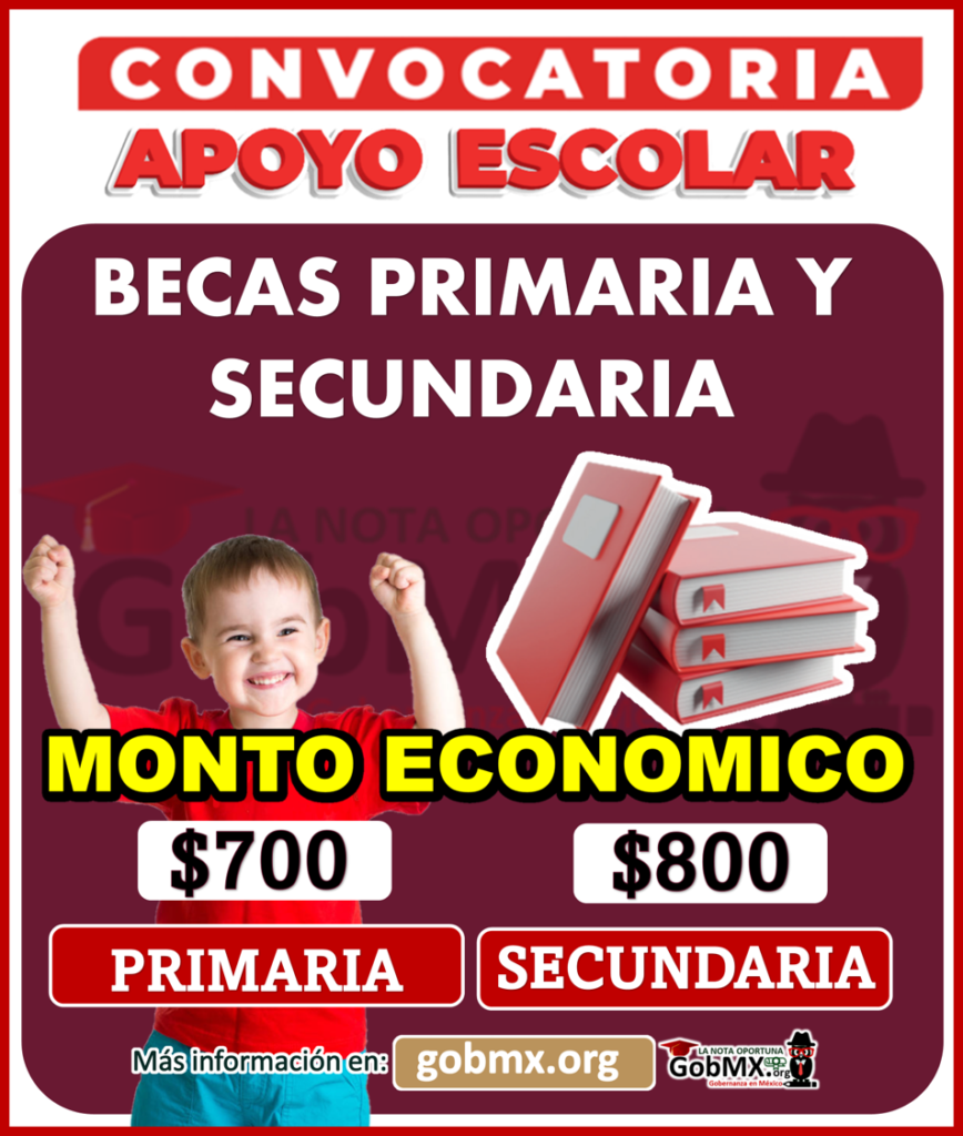 ¡Atención! Solicita La Beca Para Primaria Y Secundaria; Obtén Un Apoyo ...