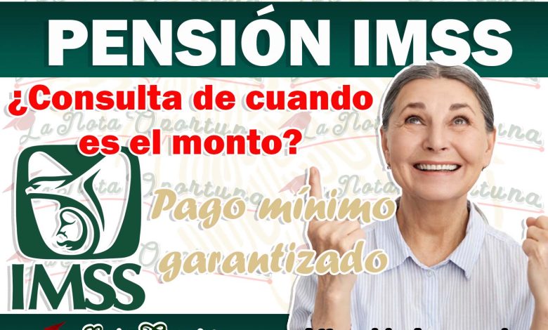 ¡Jubilados y Pensionados! Este será el Incremento que tendrá la Pensión IMSS para el Pago Mínimo garantizado 2024