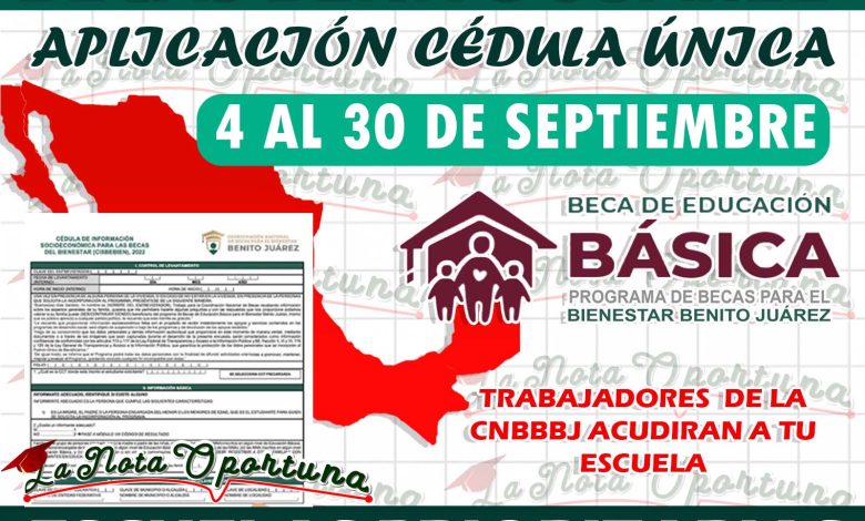 ¡Registro para Escuelas Prioritarias! Becas Benito Juárez 2023; Aplicación Cédula Única